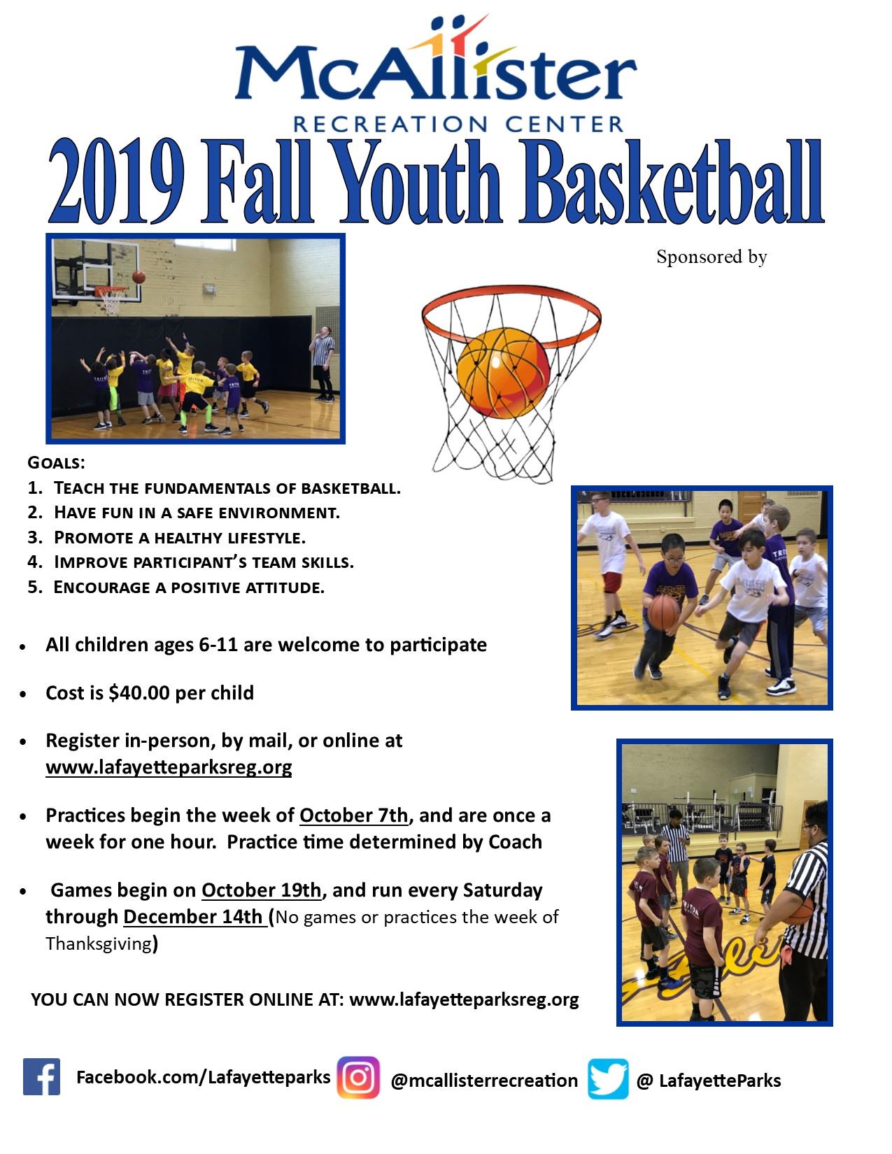 2019 Fall Registration