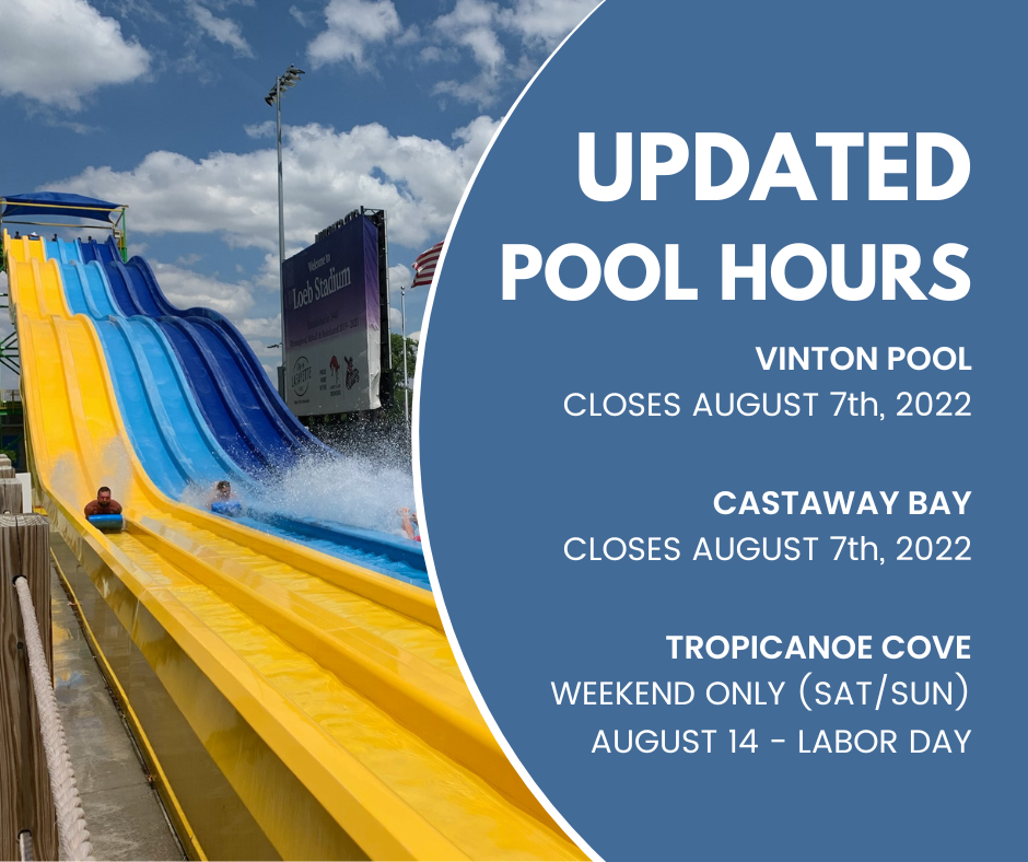 UPDATED POOL HOURS