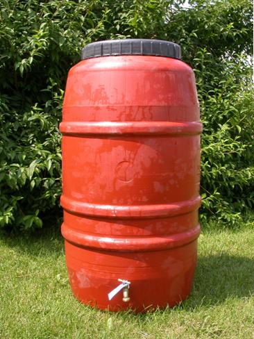 Red Rain Barrel