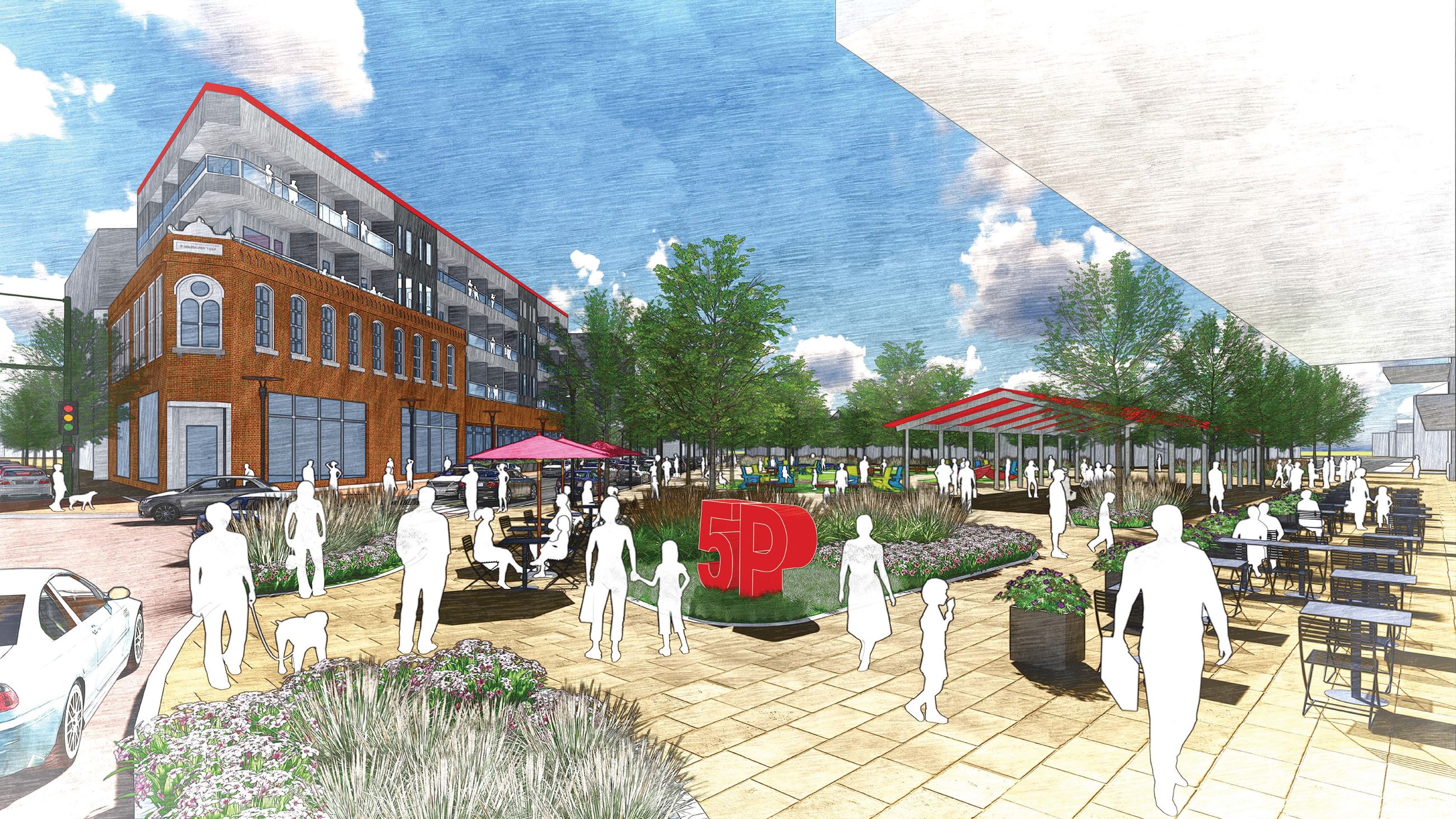 Five Points Rendering