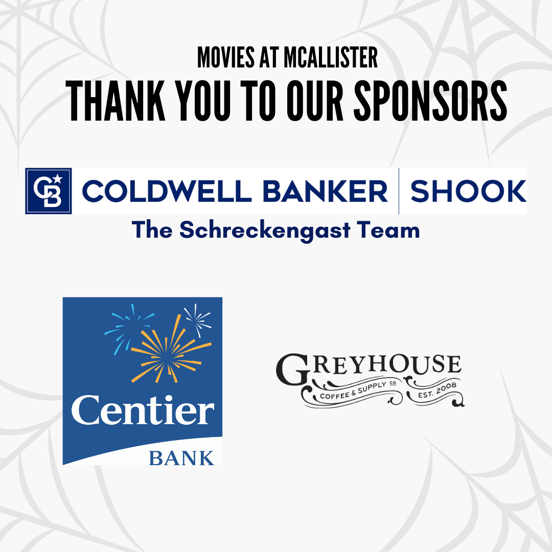 Movies at McAllister Sponsor Thank You