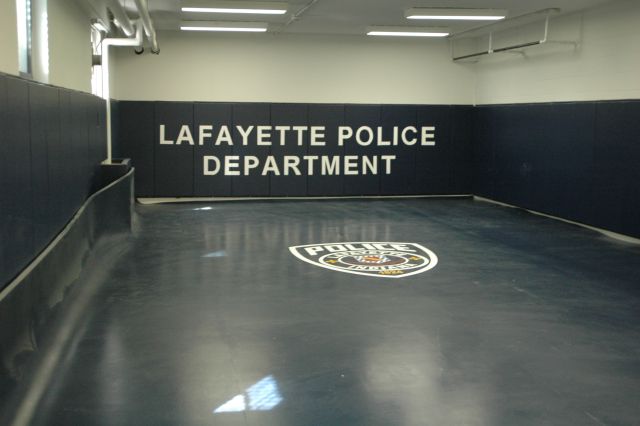 Lafayette Police Department defensive tactics mat